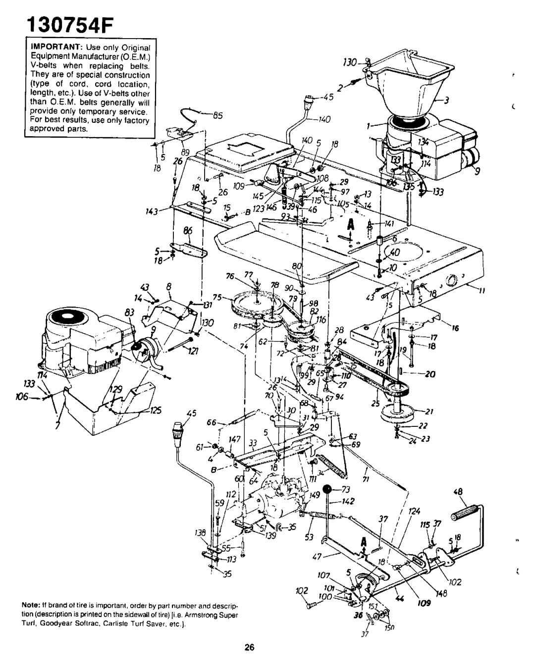 Yard-Man 130754F manual 