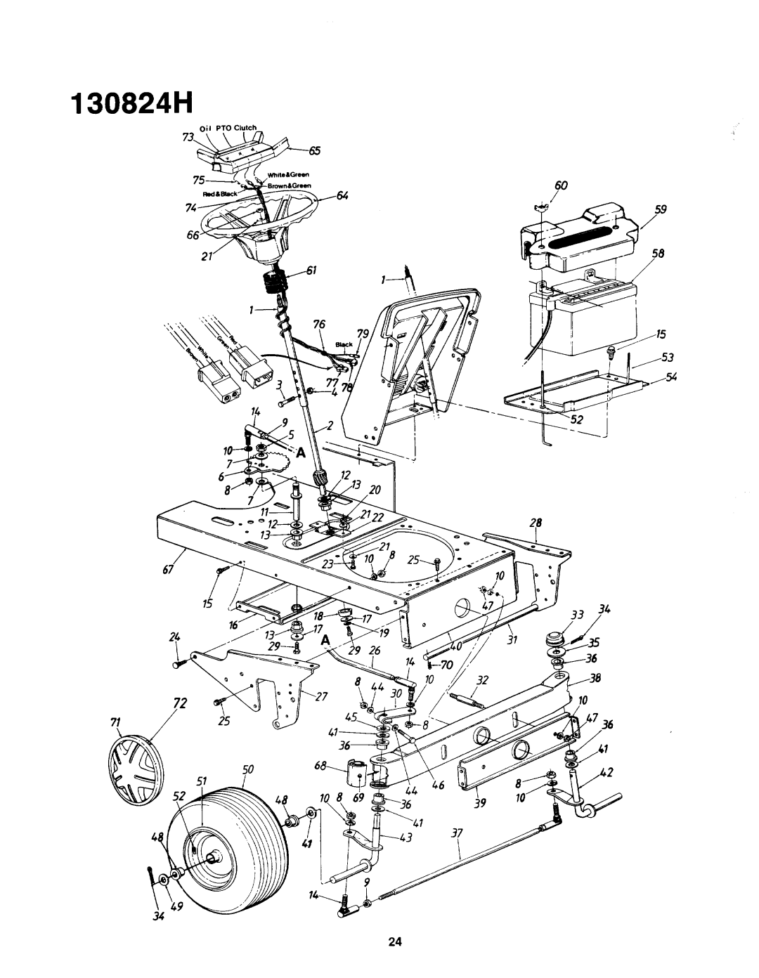 Yard-Man 130824H manual 