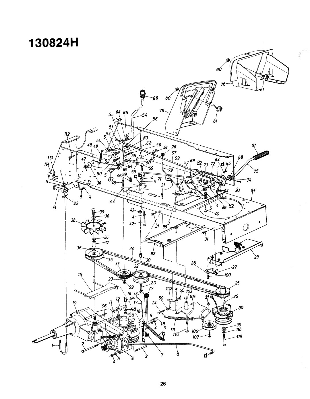 Yard-Man 130824H manual 