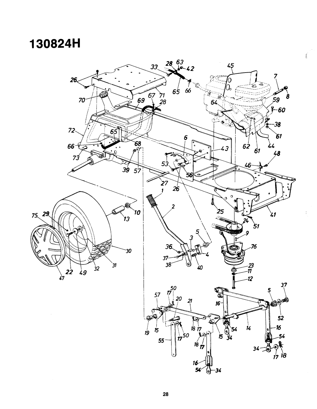 Yard-Man 130824H manual 