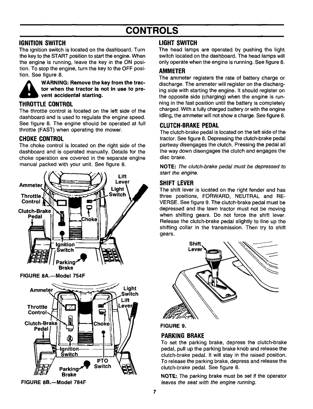 Yard-Man 131784G, 131754F manual 