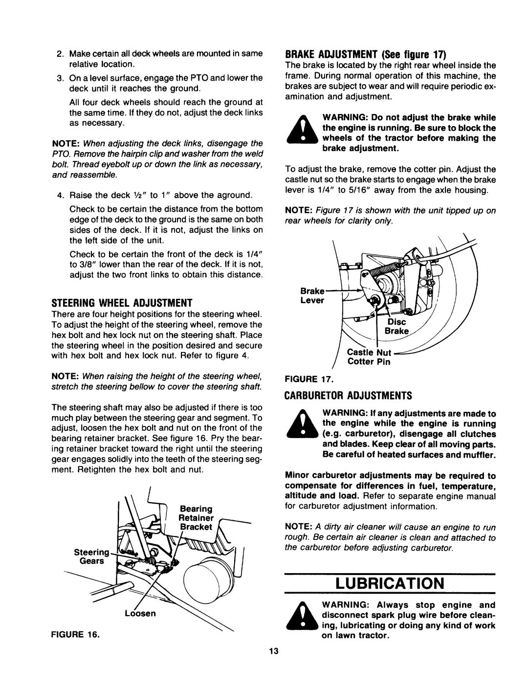 Yard-Man 131824H manual 