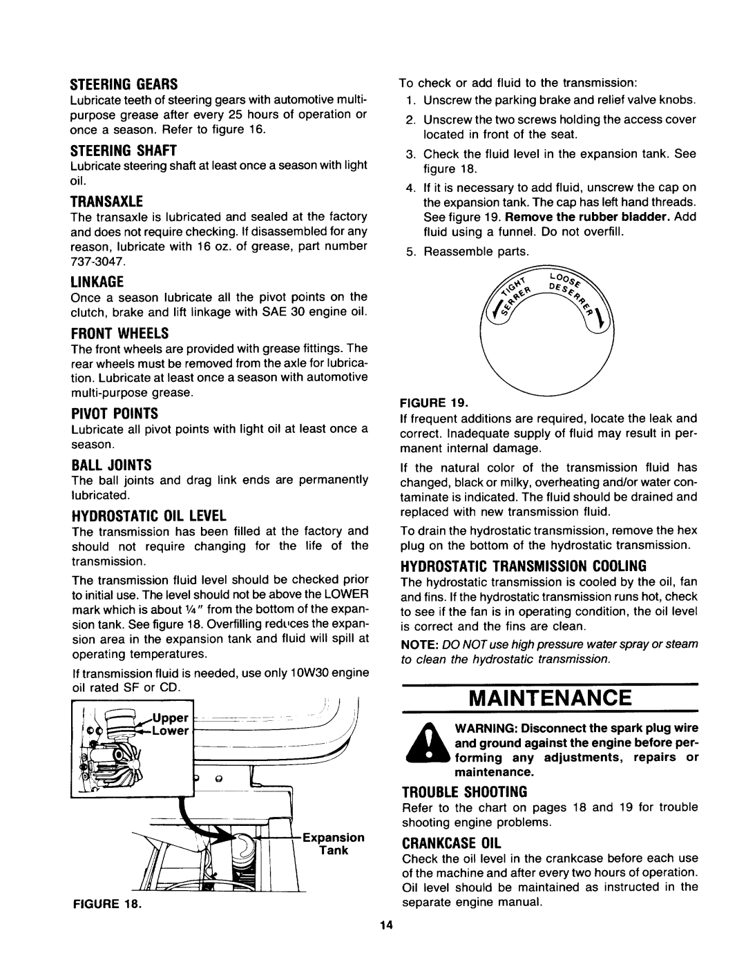 Yard-Man 131824H manual 