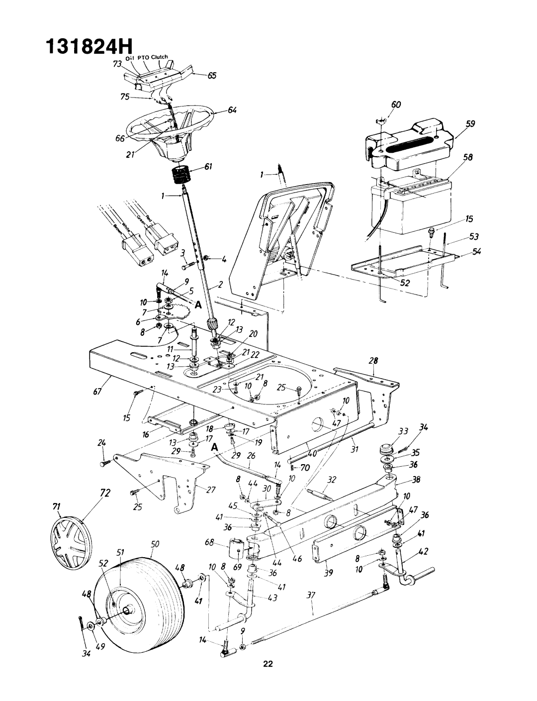 Yard-Man 131824H manual 