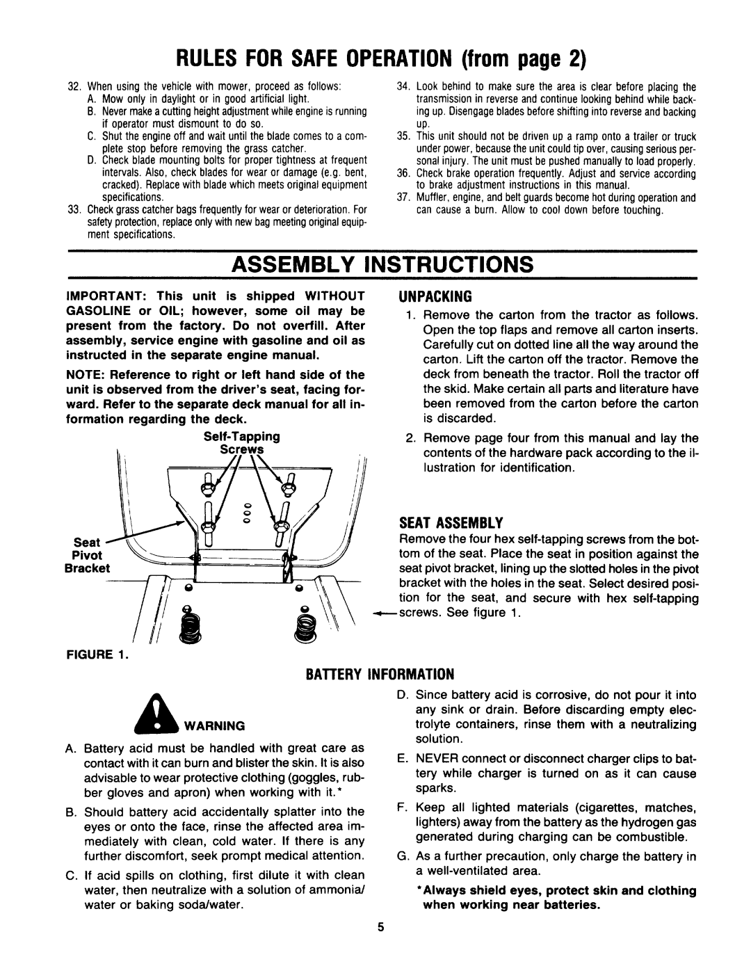 Yard-Man 131824H manual 