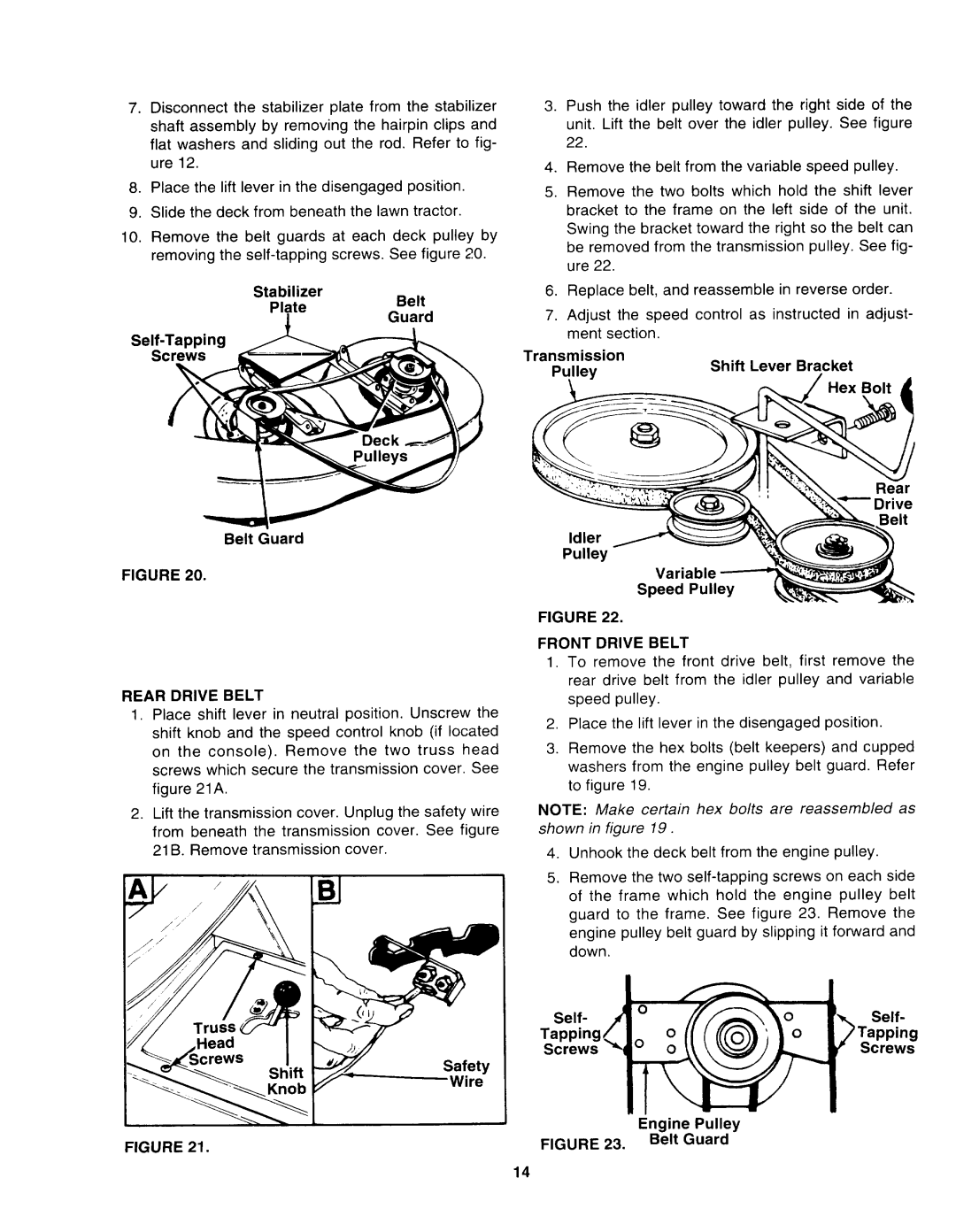 Yard-Man 132634E, 132659F, 132654F manual 