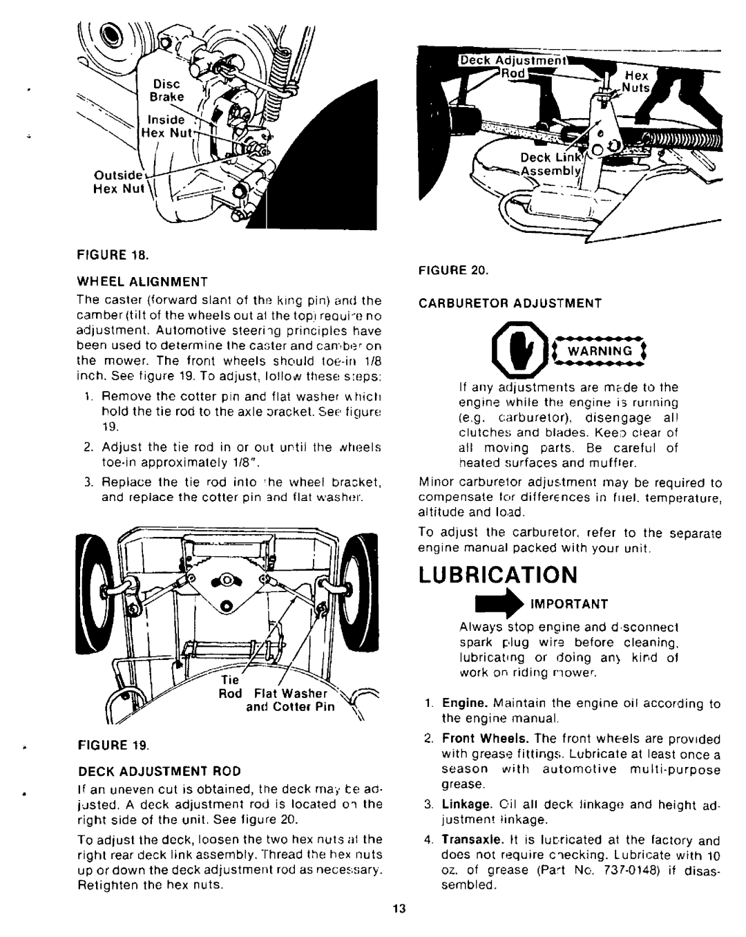 Yard-Man 13518L, 13514L, 13513L manual 