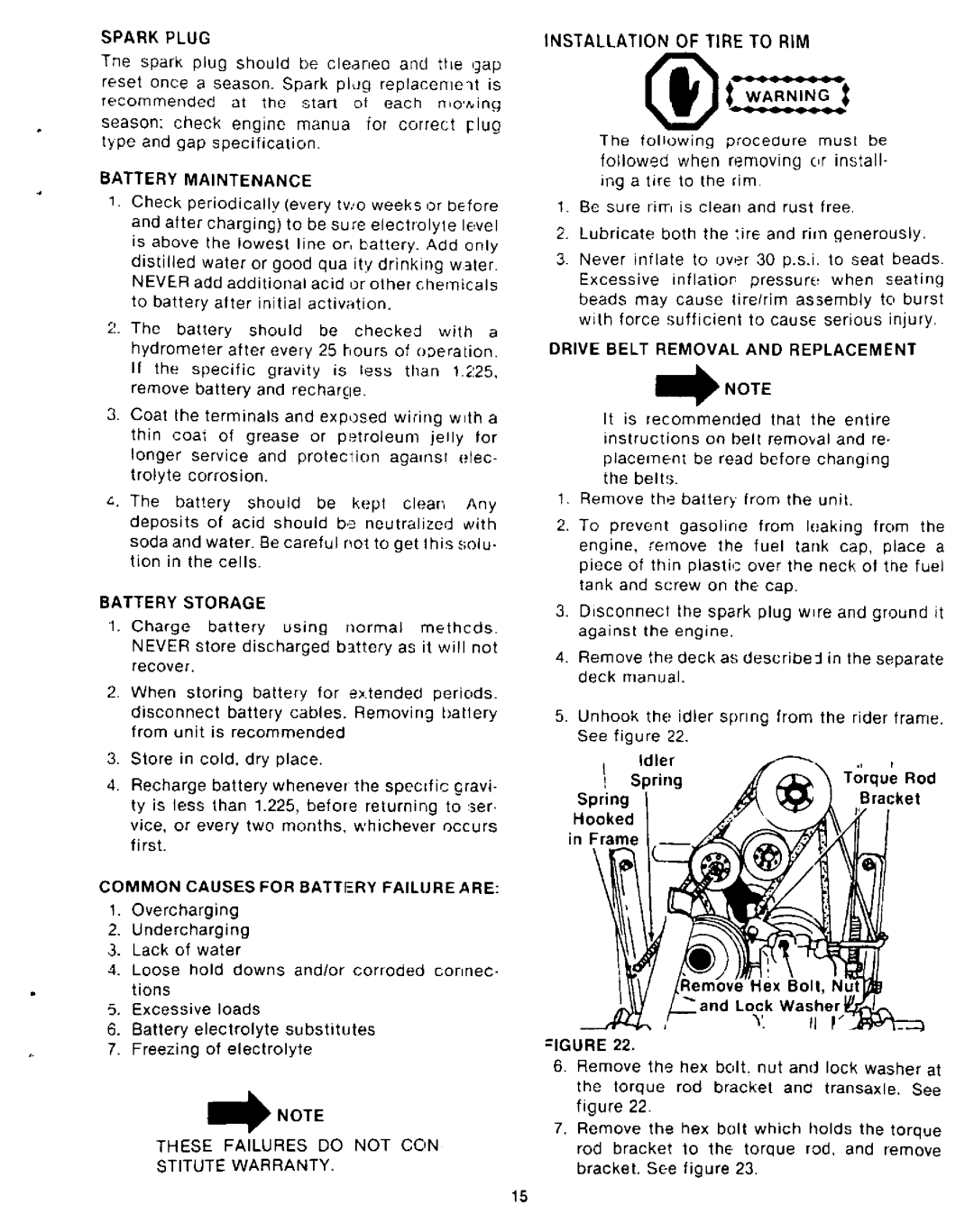 Yard-Man 13514L, 13518L, 13513L manual 