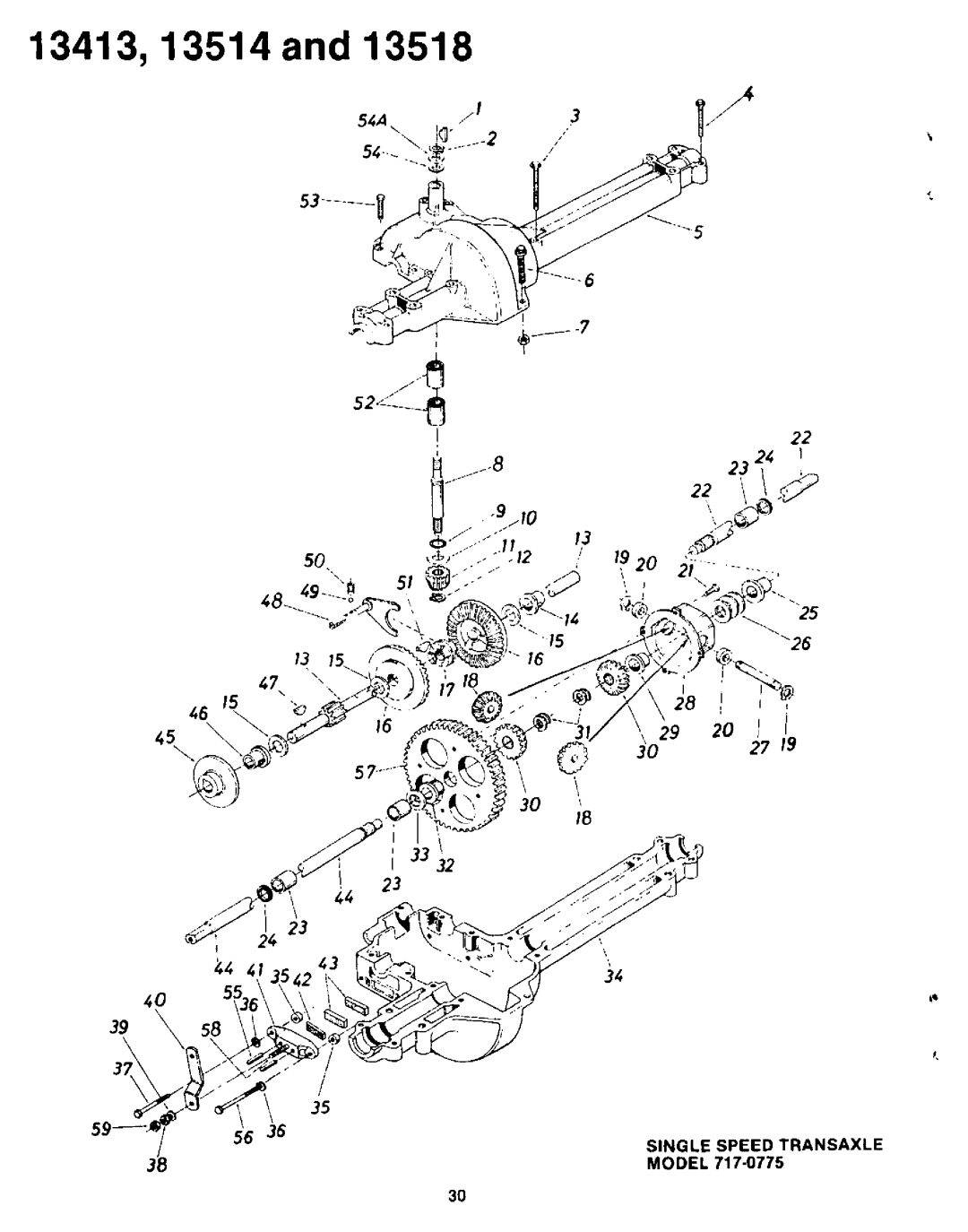 Yard-Man 13514L, 13518L, 13513L manual 