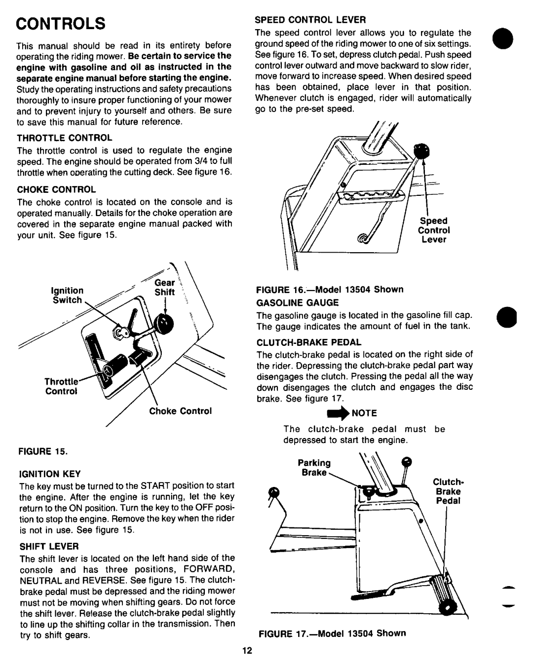 Yard-Man 13518-8, 13504-8 manual 