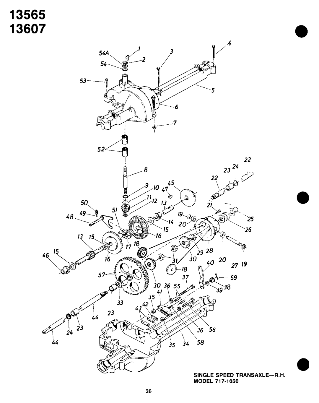 Yard-Man 135607-7, 13607-7, 13565-7 manual 