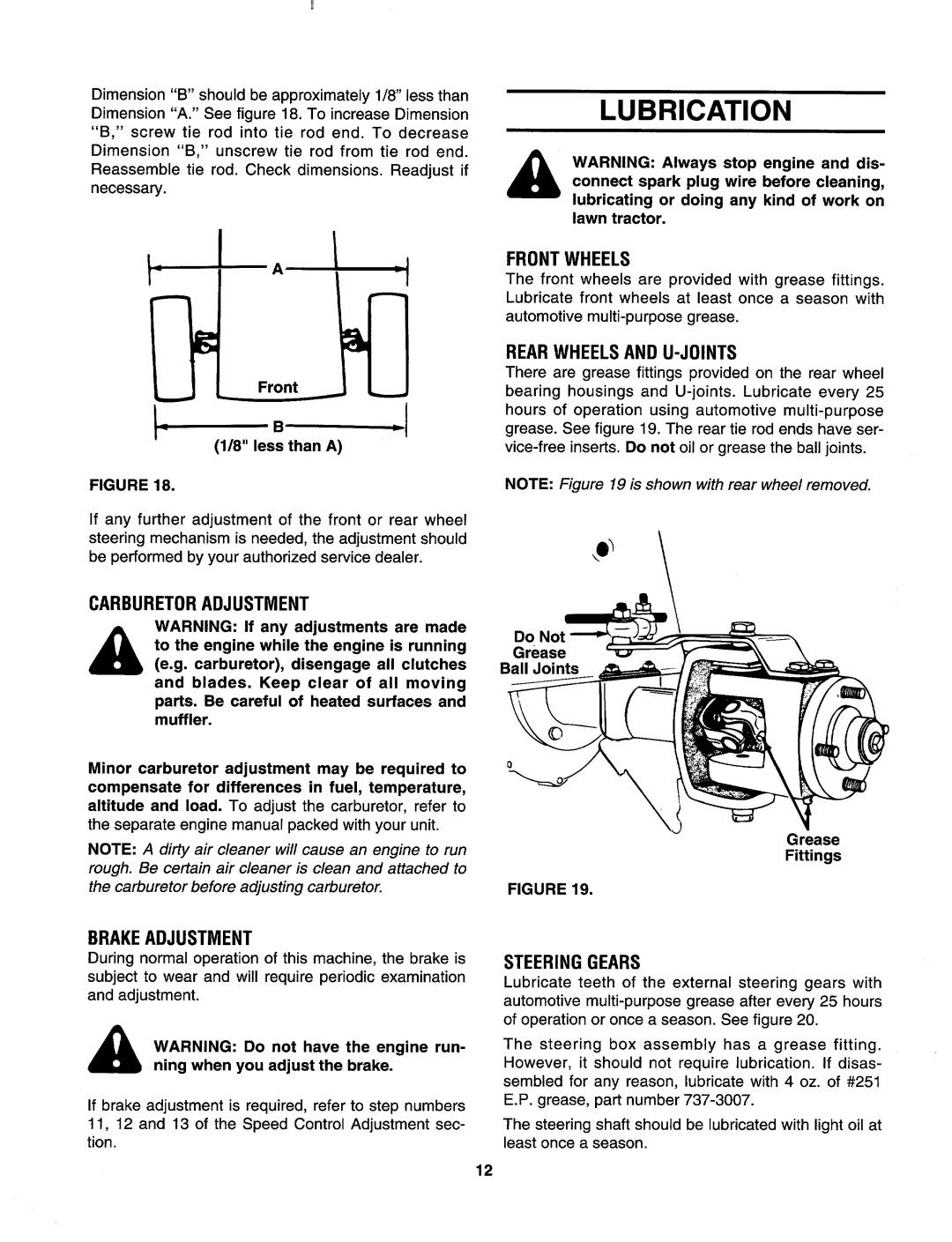 Yard-Man 135D614G401 manual 