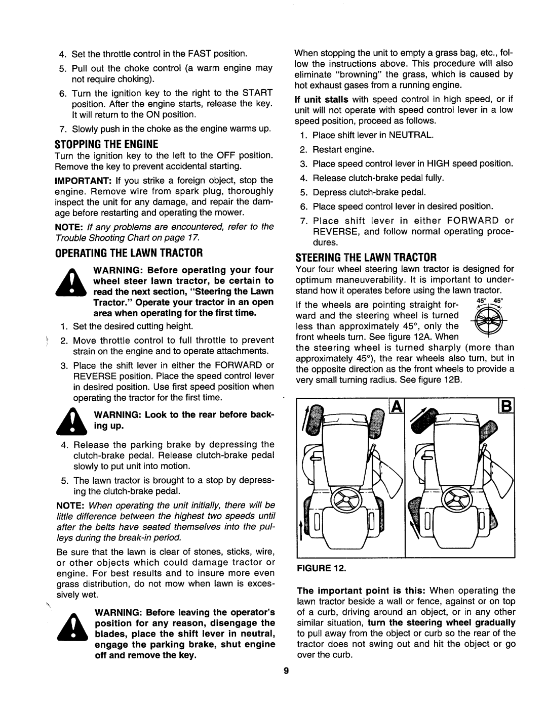 Yard-Man 135D614G401 manual 