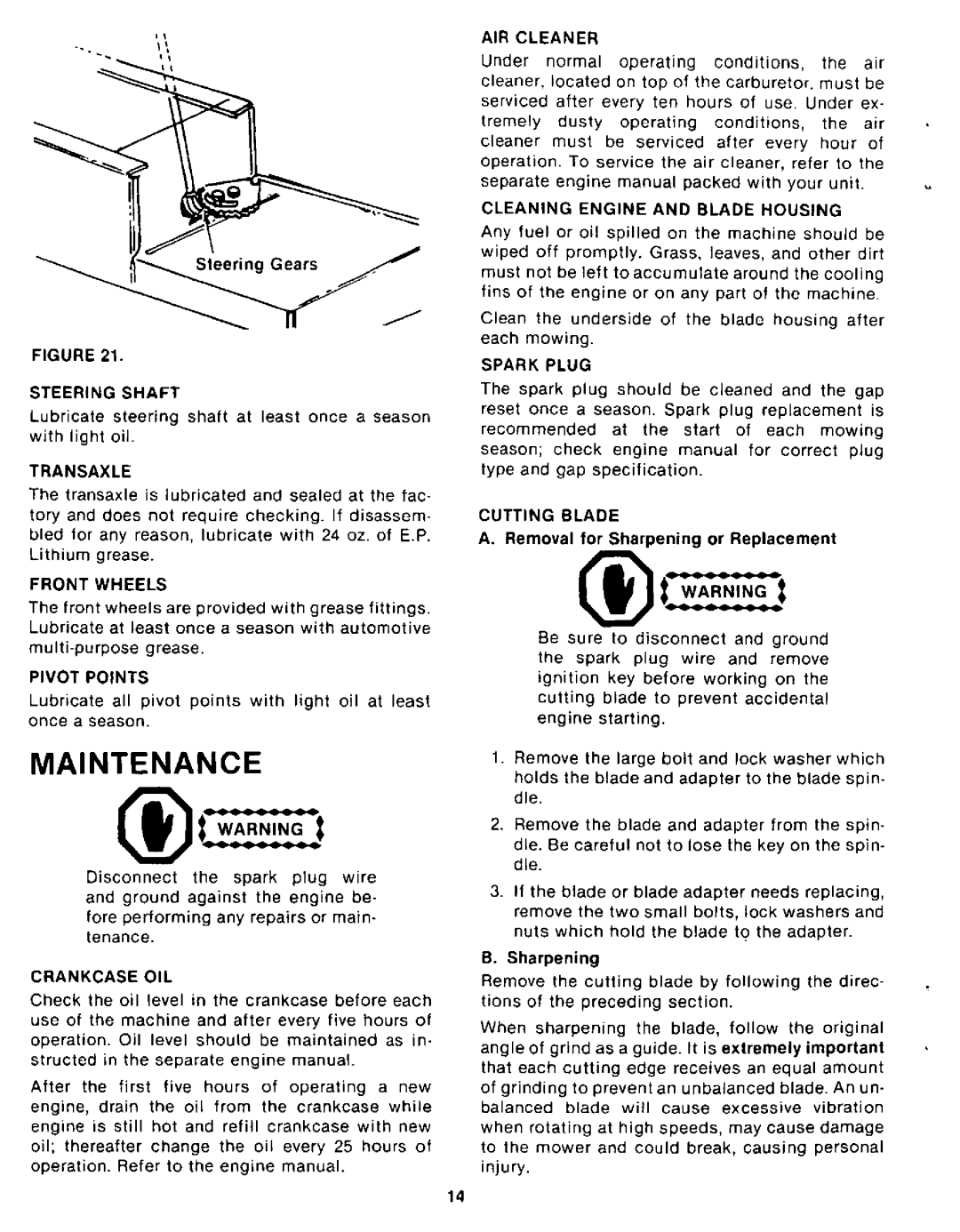 Yard-Man 13618SP manual 