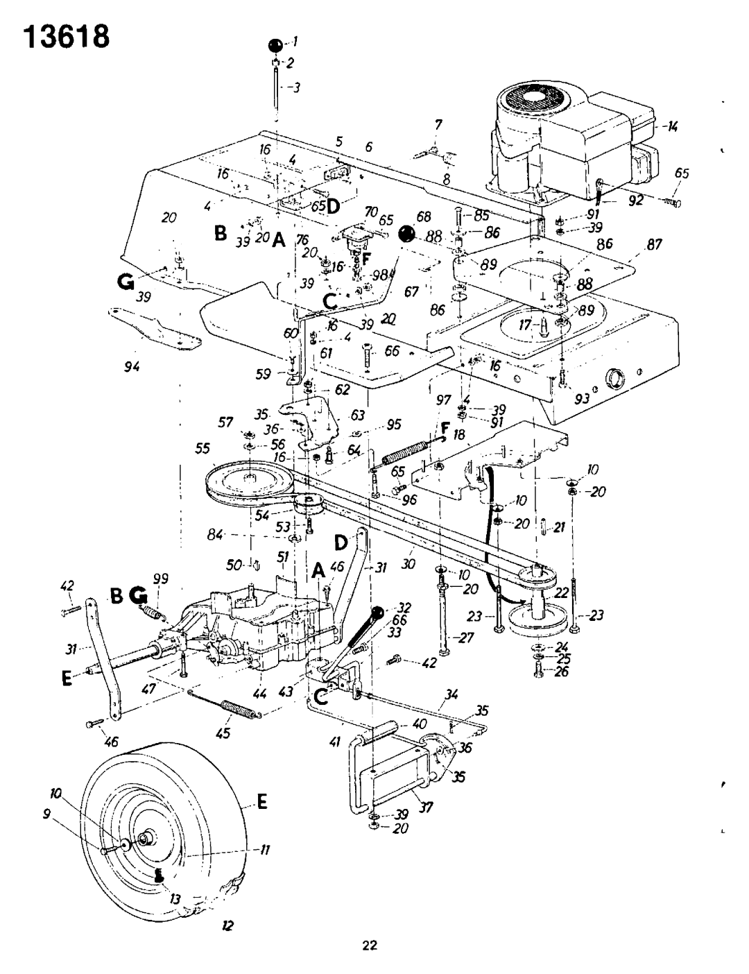 Yard-Man 13618SP manual 