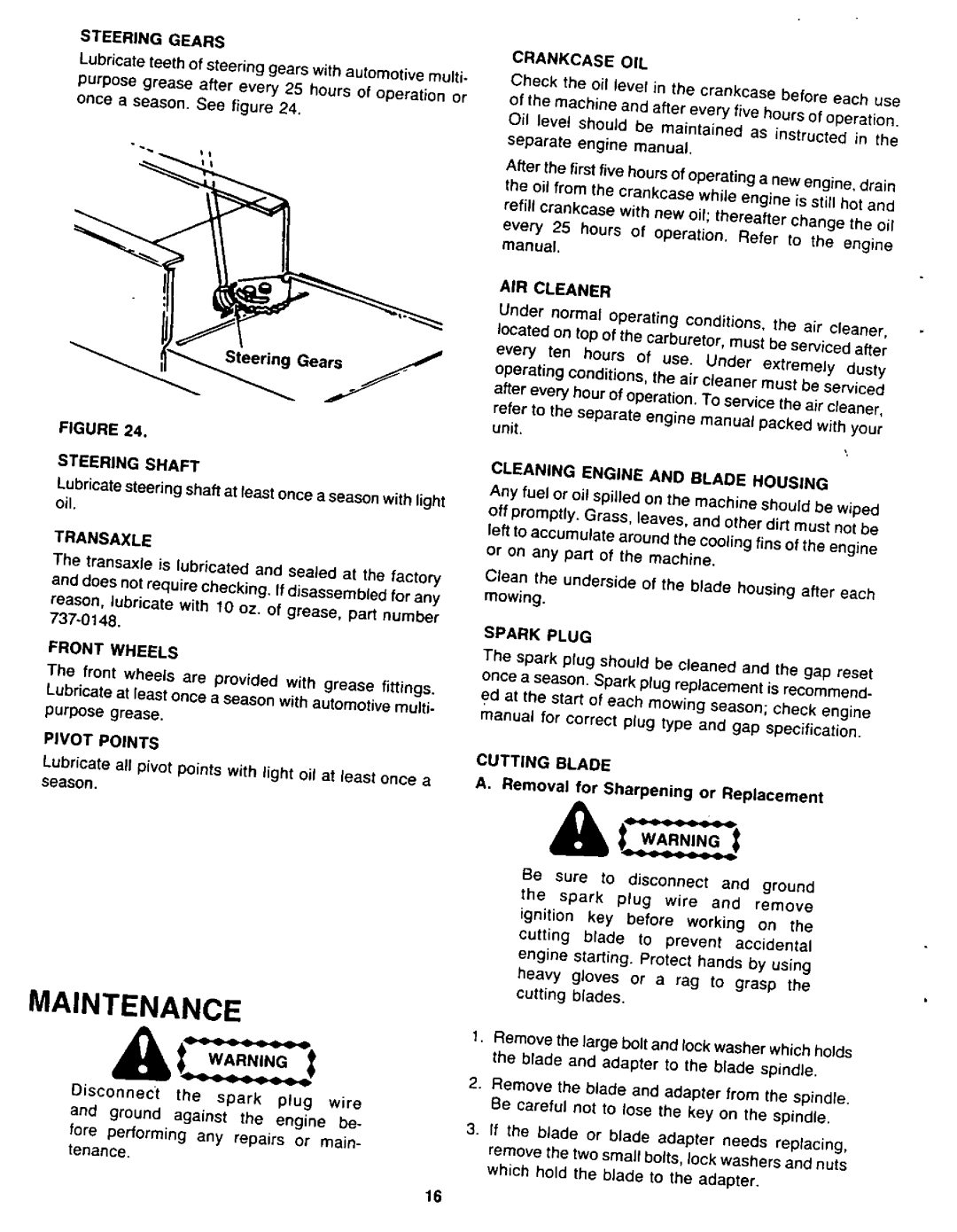 Yard-Man 13648C, 13649C manual 