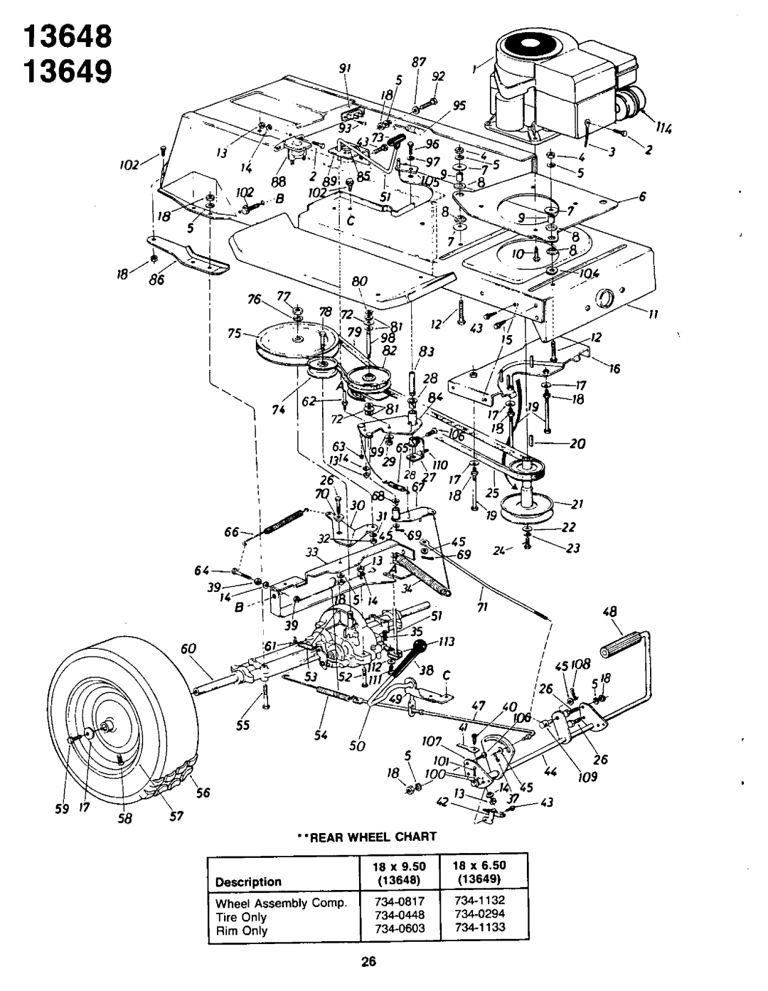 Yard-Man 13648C, 13649C manual 