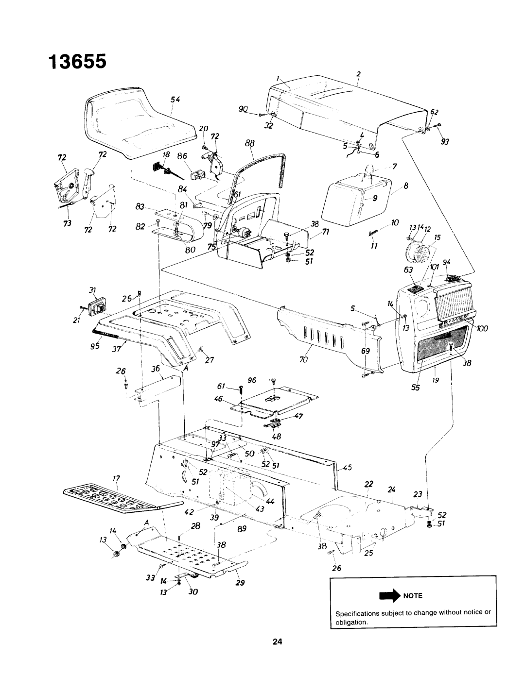 Yard-Man 13655-7 manual 