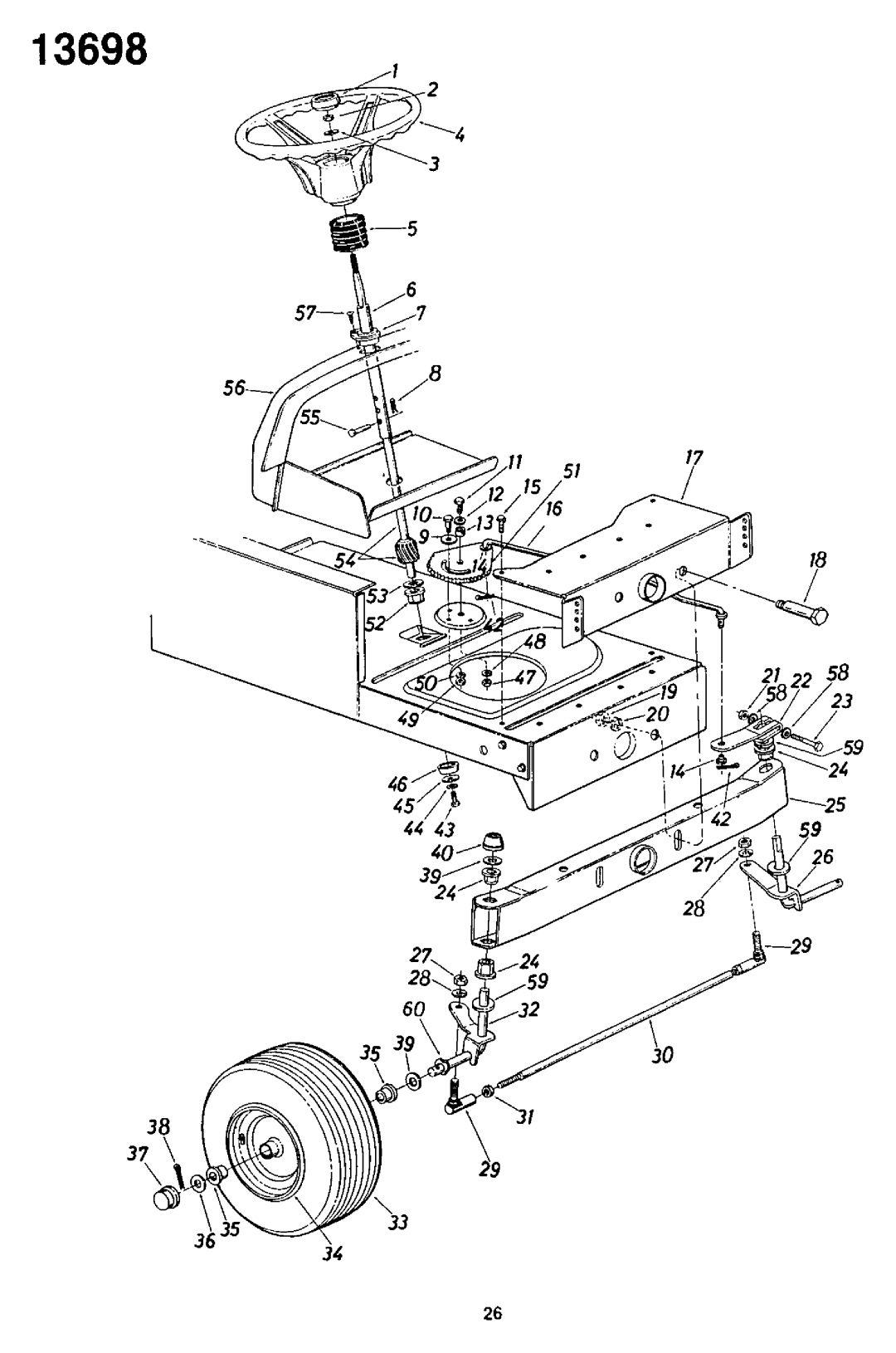 Yard-Man 13698U manual 