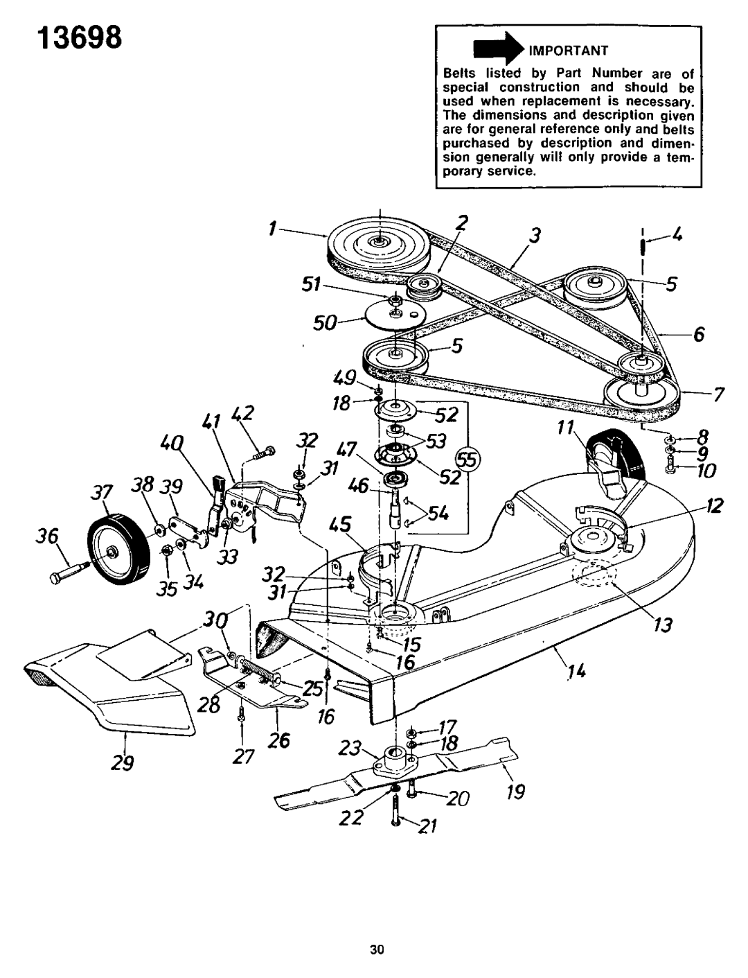 Yard-Man 13698U manual 