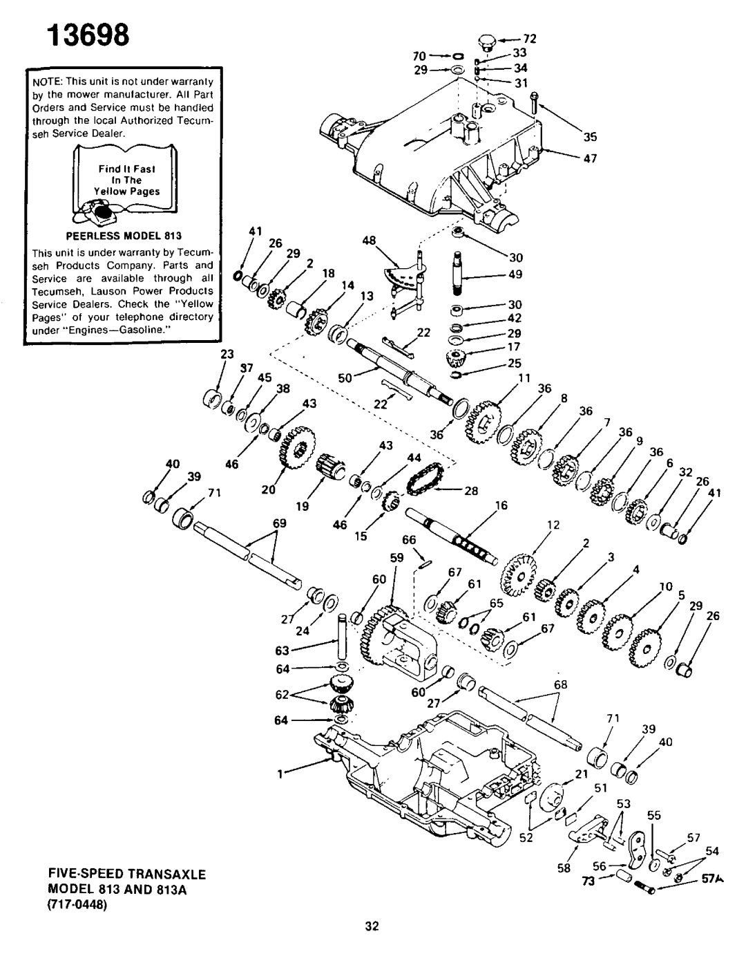 Yard-Man 13698U manual 