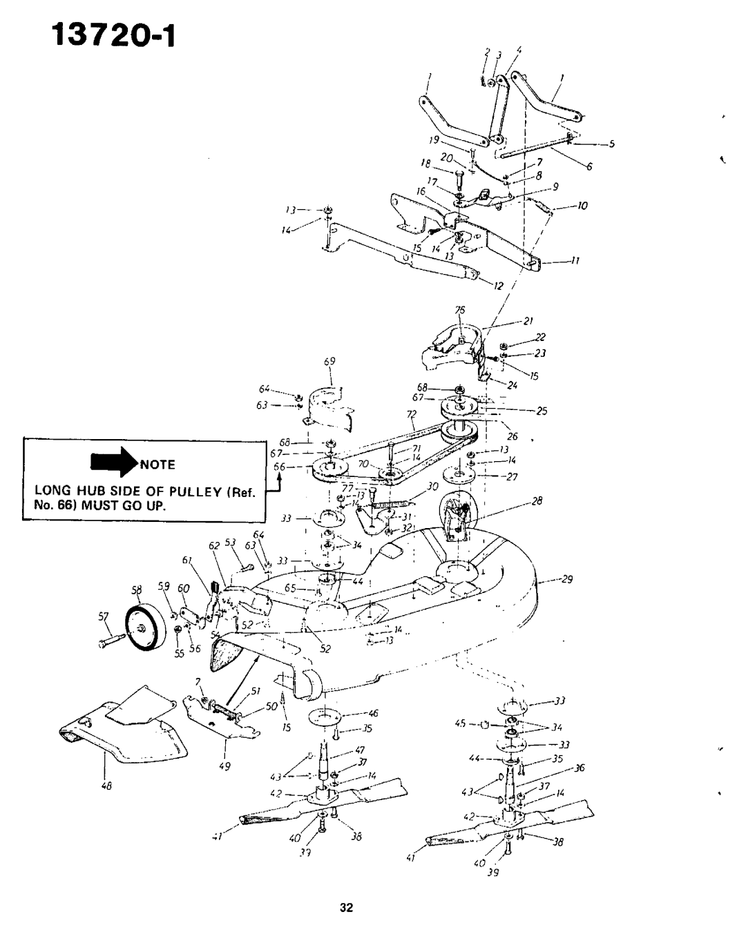 Yard-Man 13720-1 manual 