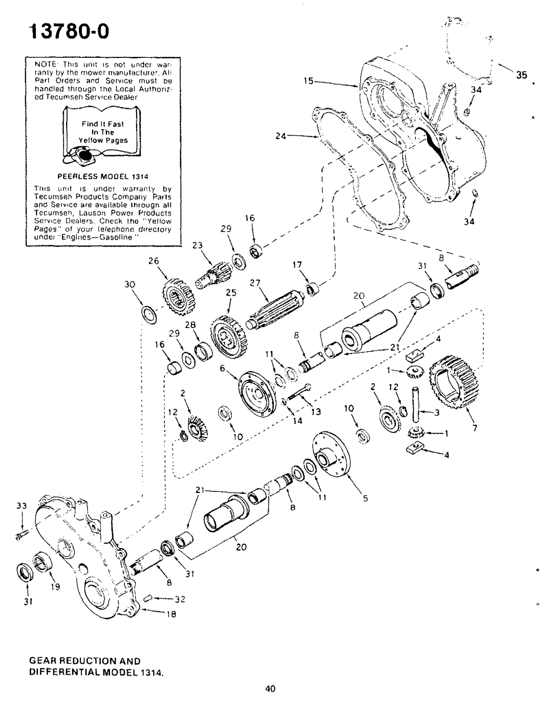 Yard-Man 13780-0 manual 