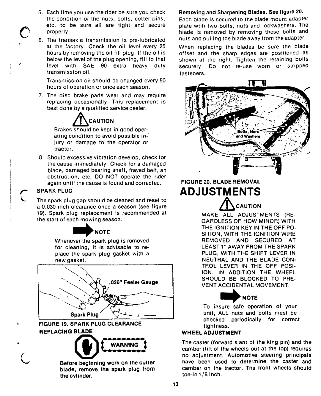 Yard-Man 13875A-8, 13885A-8 manual 