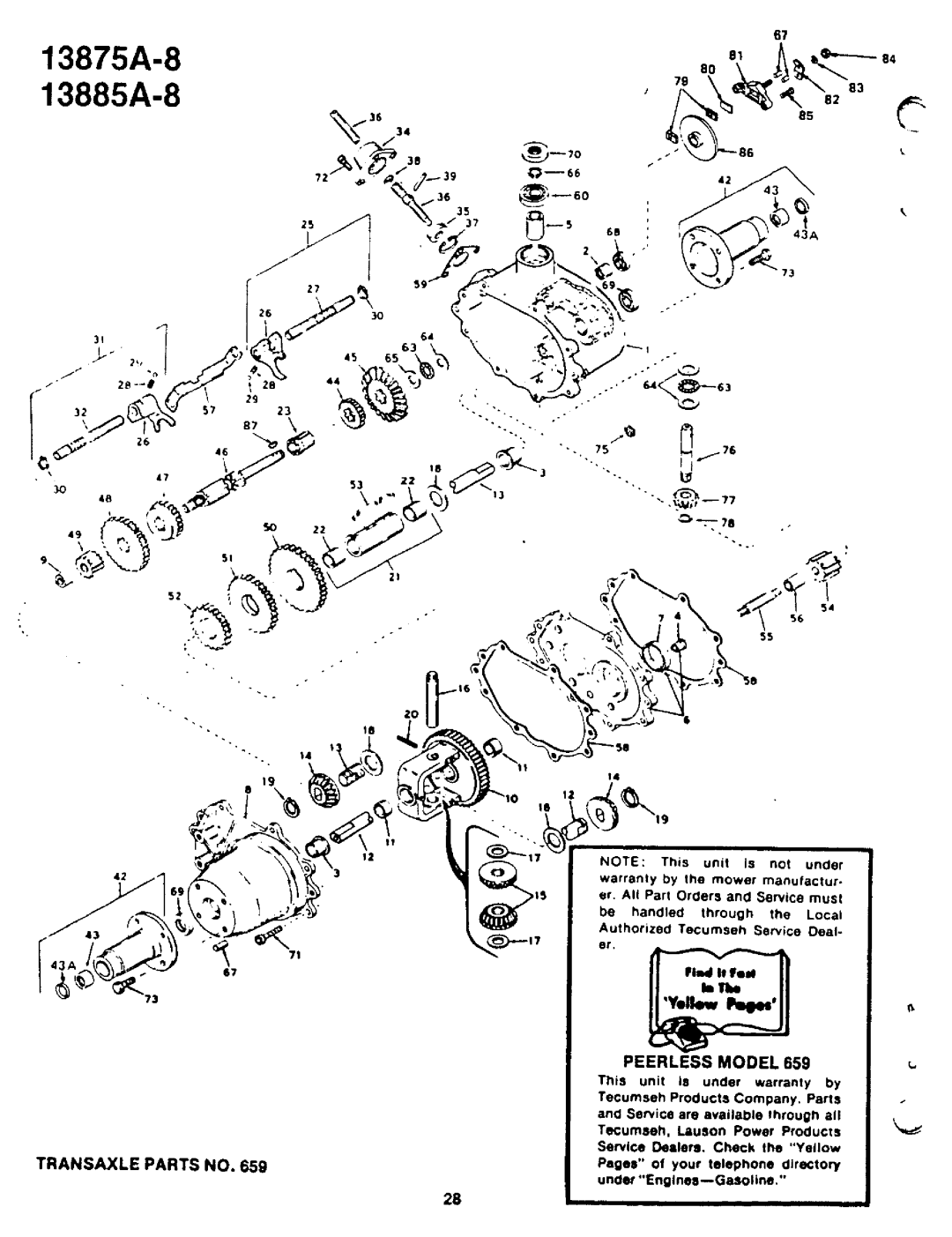 Yard-Man 13885A-8, 13875A-8 manual 