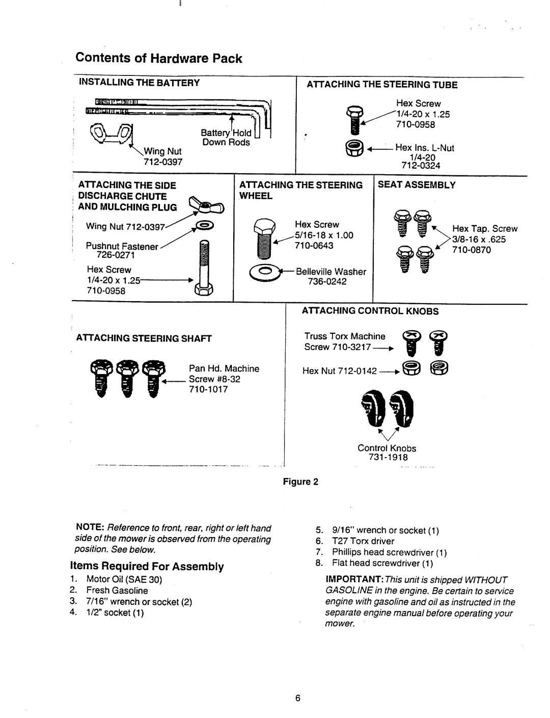 Yard-Man 13A-320-401, 13B-320-401 manual 