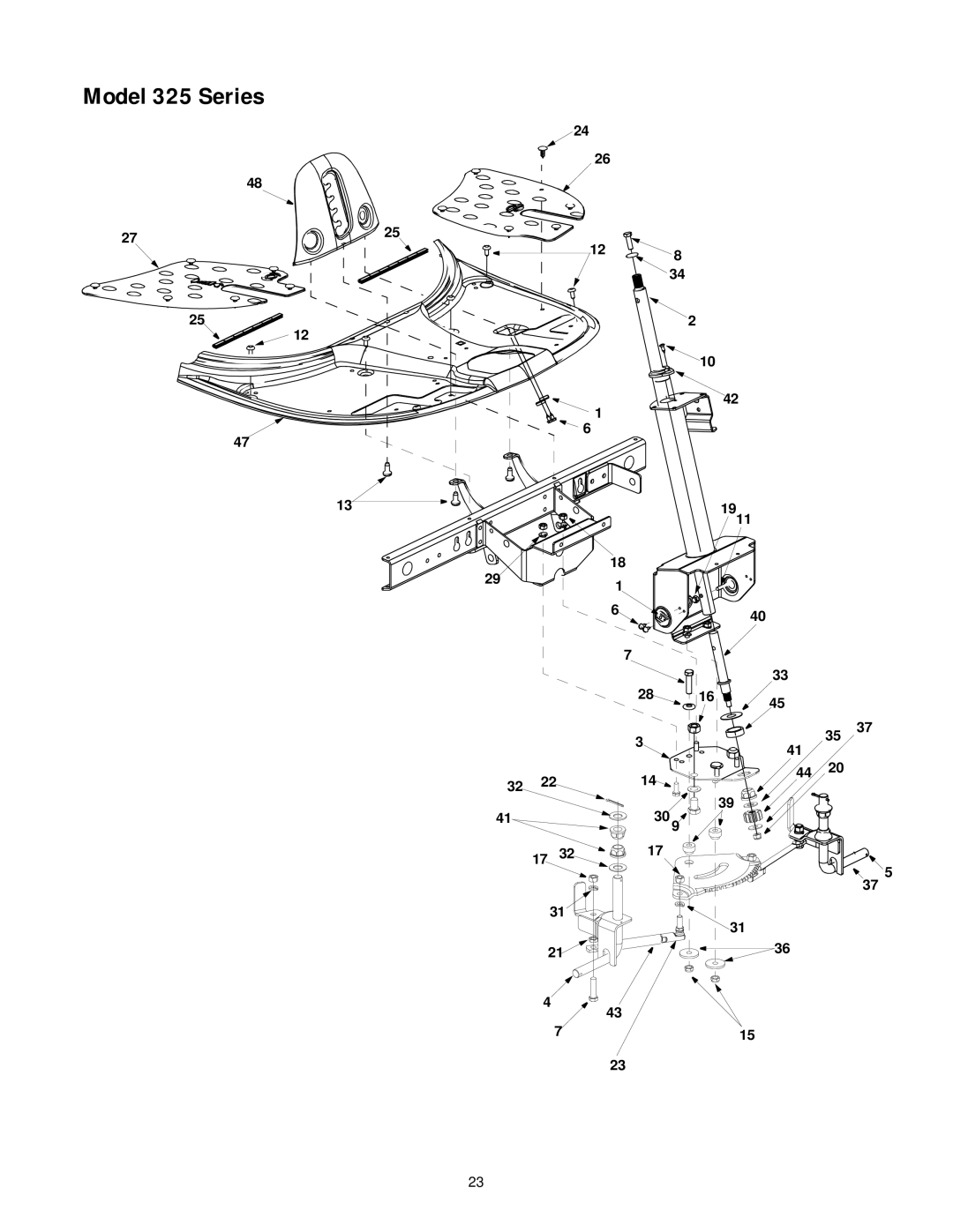 Yard-Man 13B-325-401 manual Model 325 Series 