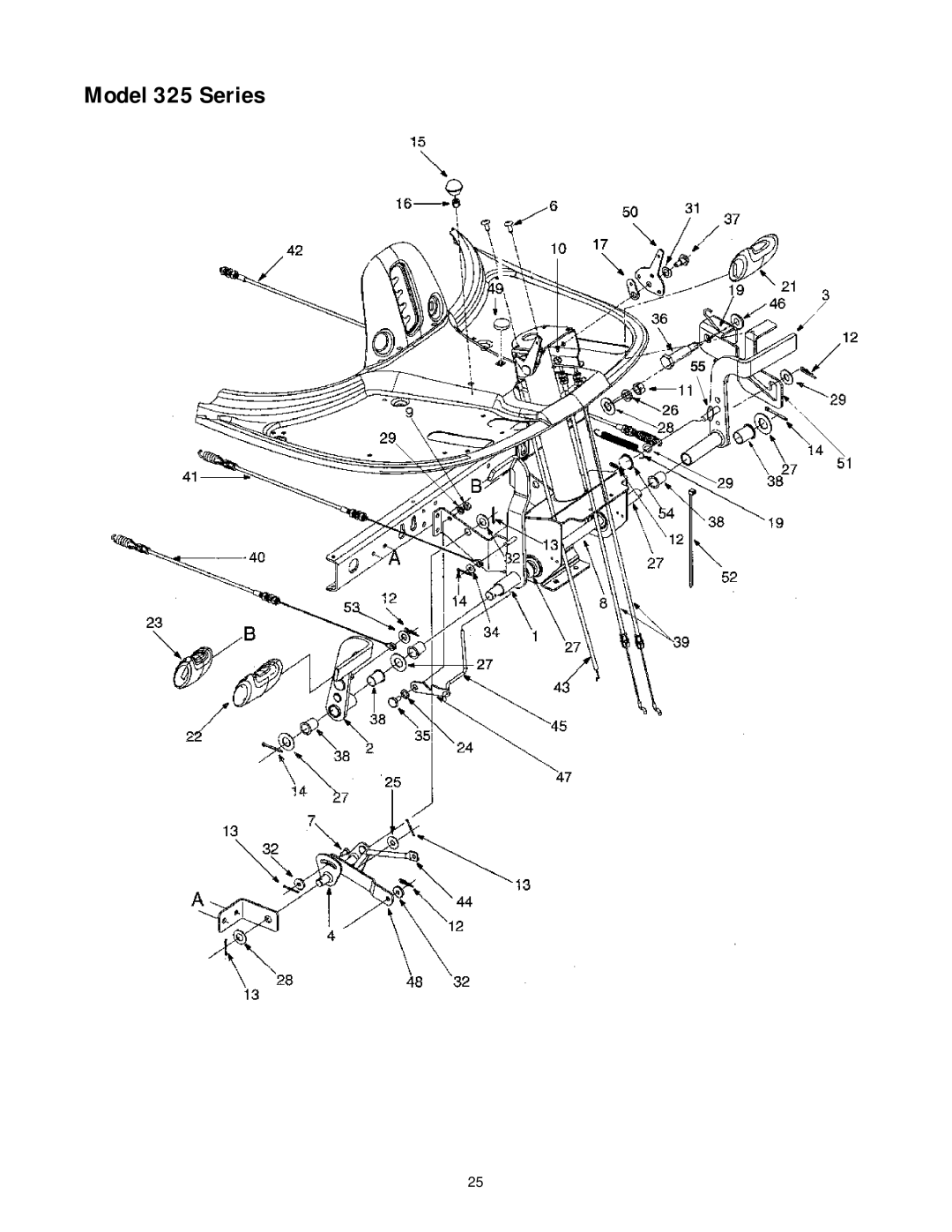 Yard-Man 13B-325-401 manual Model 325 Series 