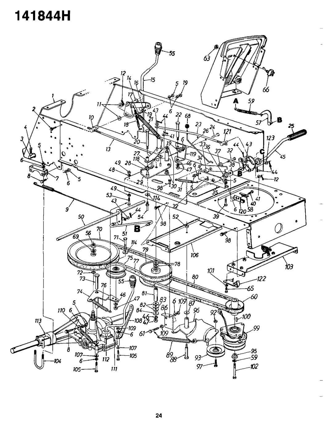 Yard-Man 141844H manual 