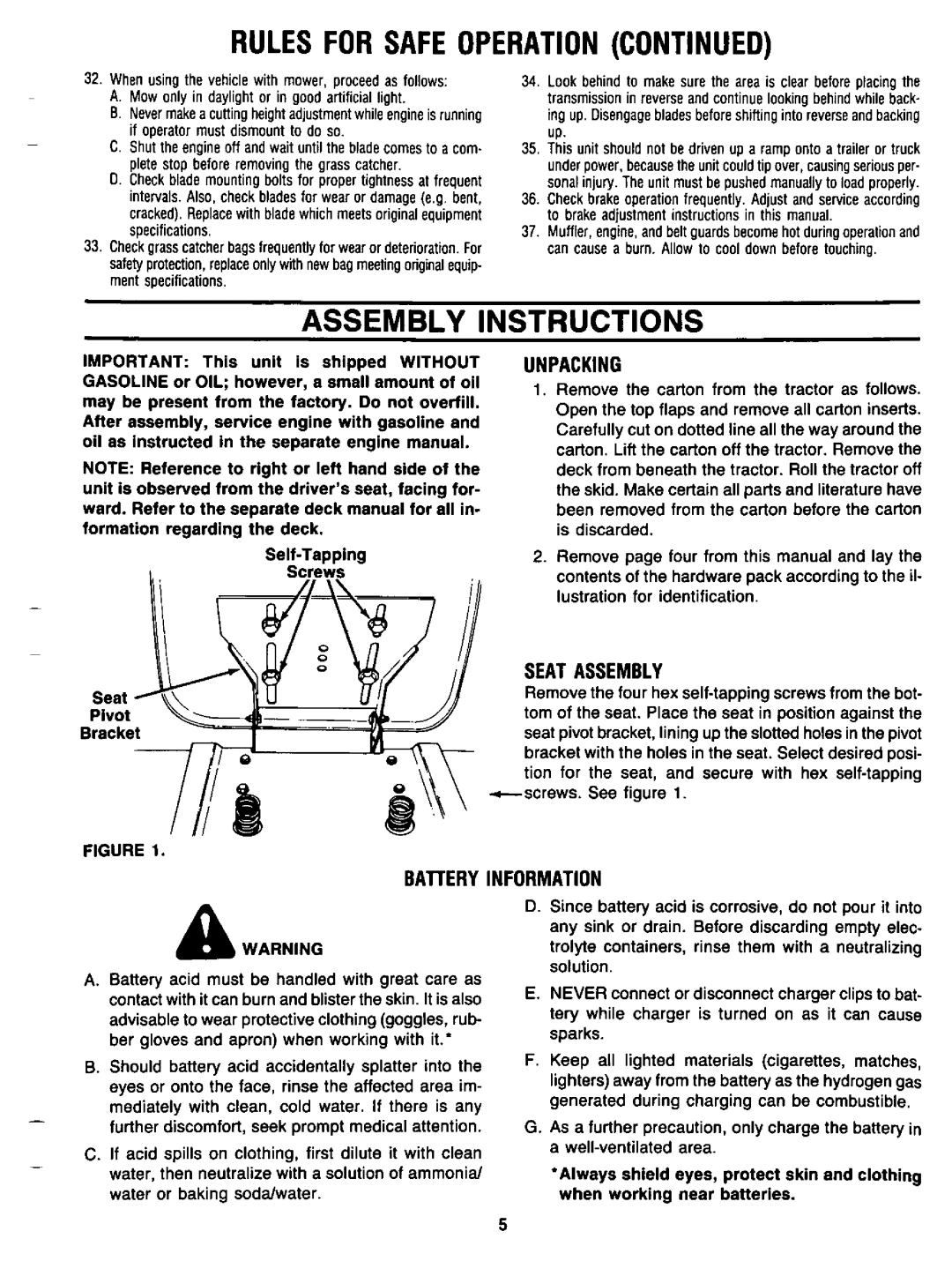 Yard-Man 141844H manual 