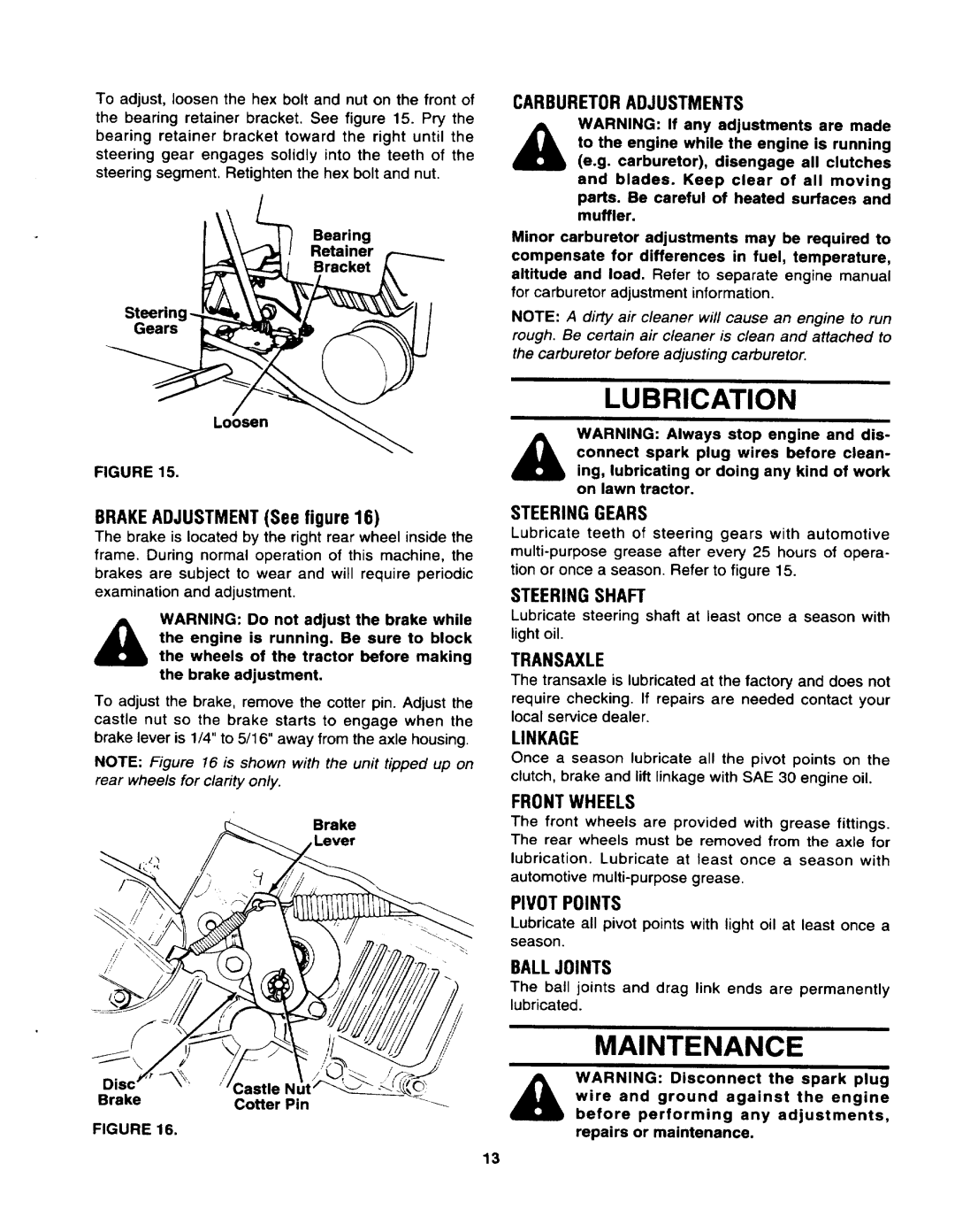 Yard-Man 143V834H401, 143W834H401 manual 