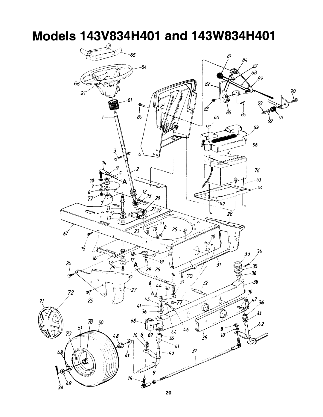 Yard-Man 143W834H401, 143V834H401 manual 