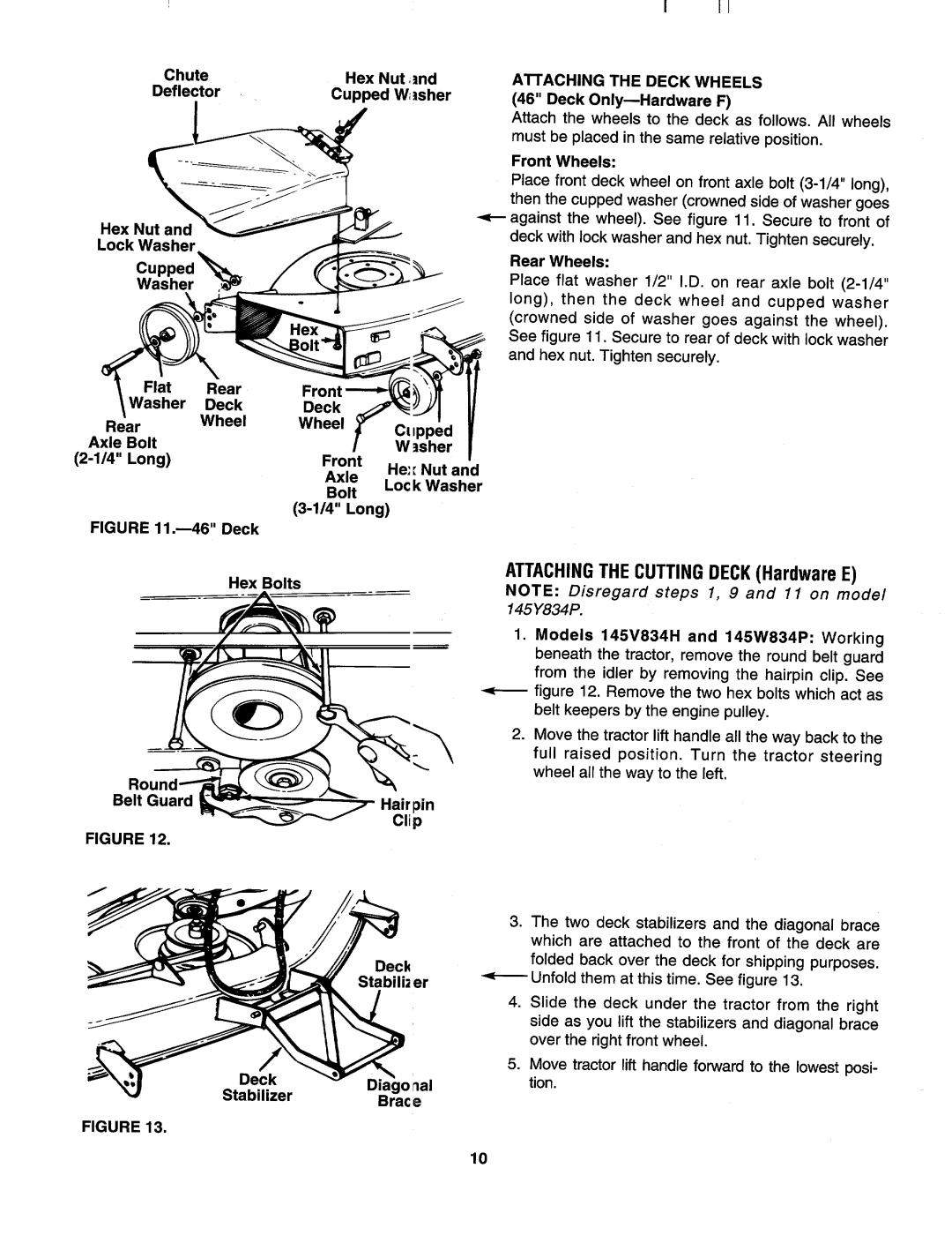 Yard-Man 145V834H401, 145W834P401, 145Y834P401 manual 