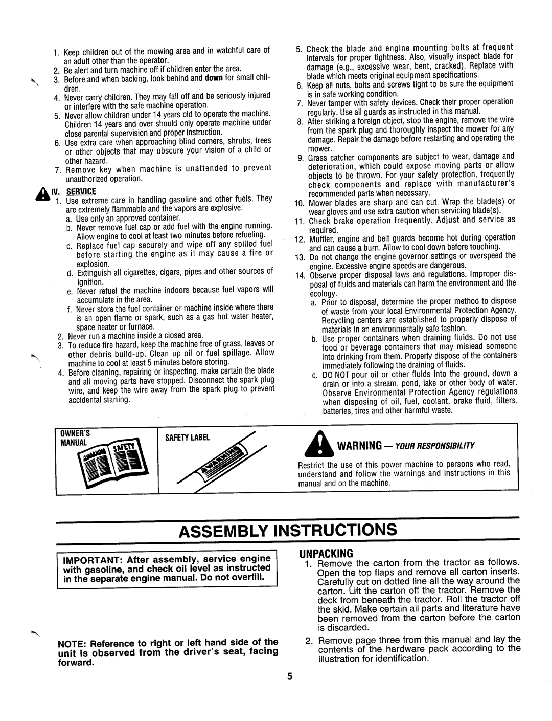 Yard-Man 145Y834P401, 145W834P401, 145V834H401 manual 