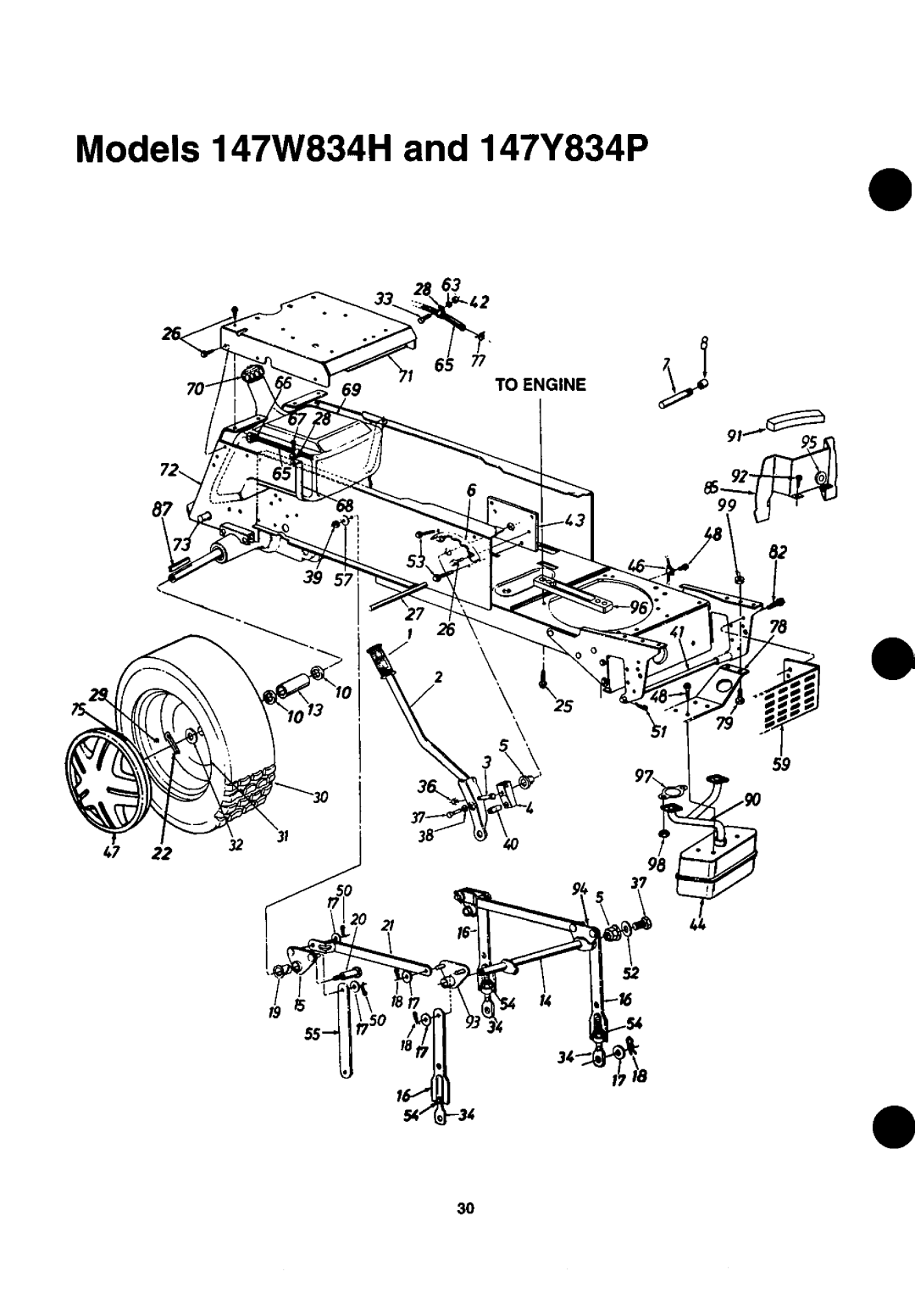 Yard-Man 147W834H401, 147Y834P401 manual 