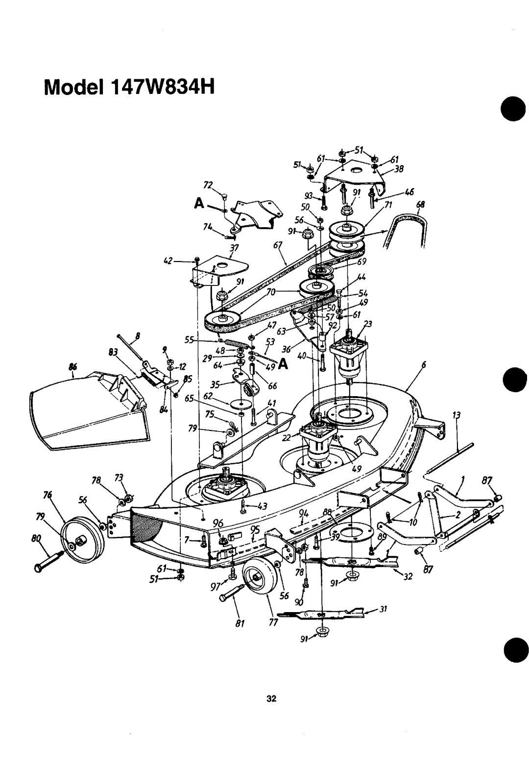 Yard-Man 147W834H401, 147Y834P401 manual 