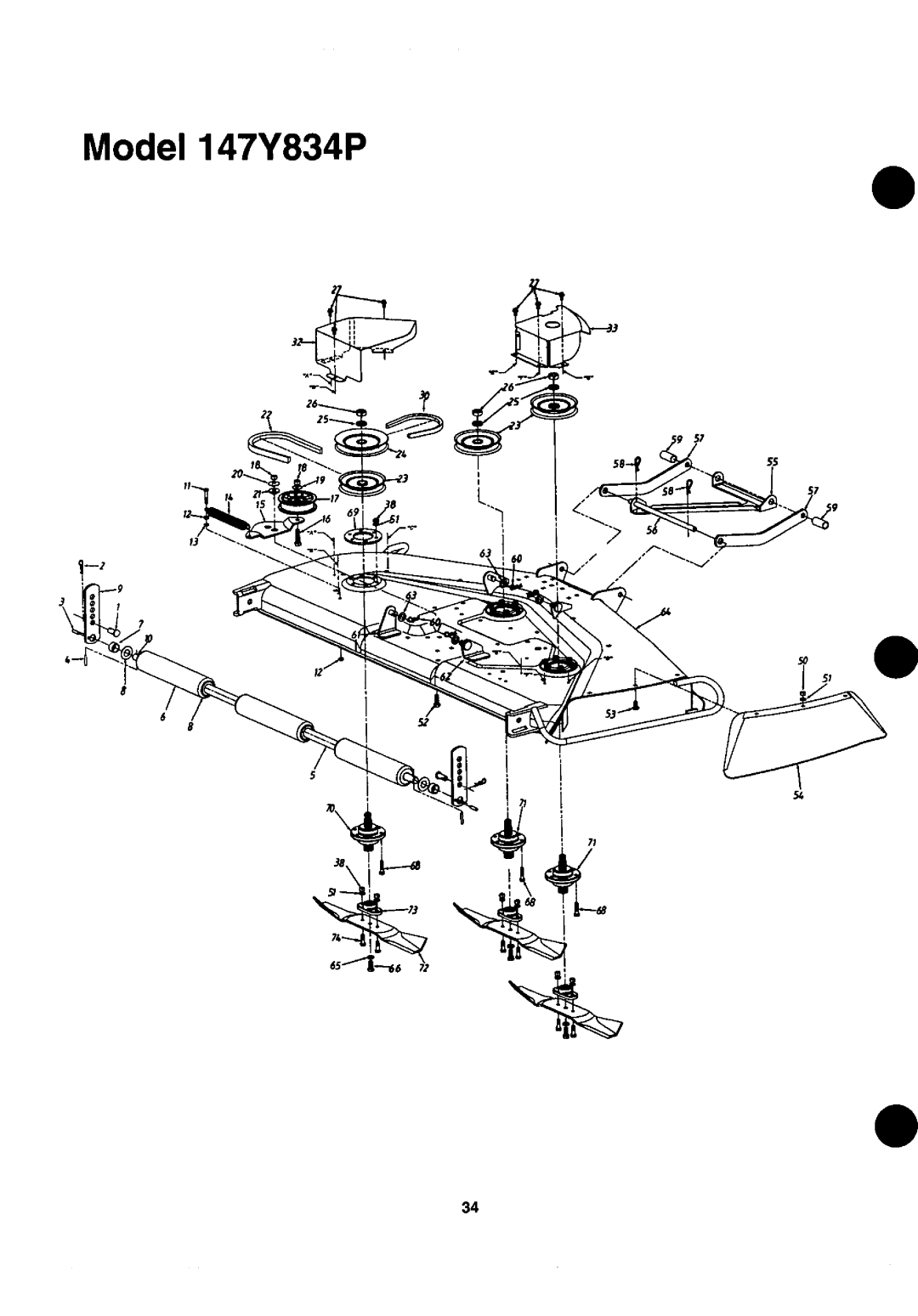 Yard-Man 147W834H401, 147Y834P401 manual 