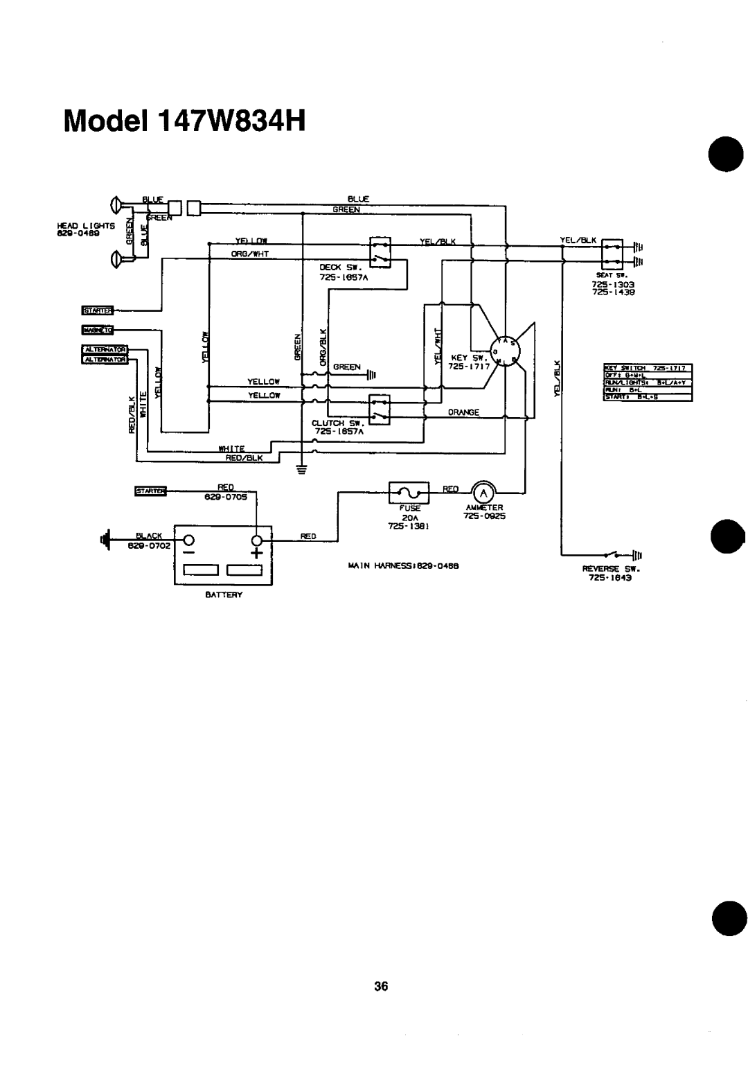 Yard-Man 147W834H401, 147Y834P401 manual 