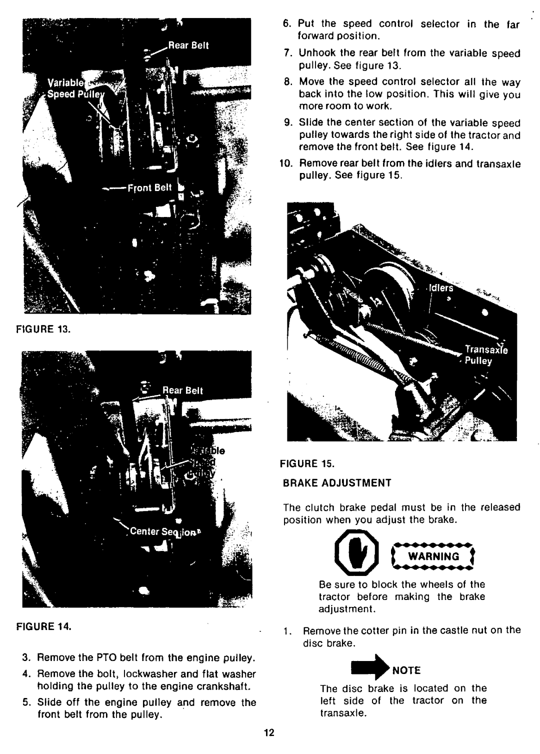 Yard-Man 14912-0, 14918-0 manual 