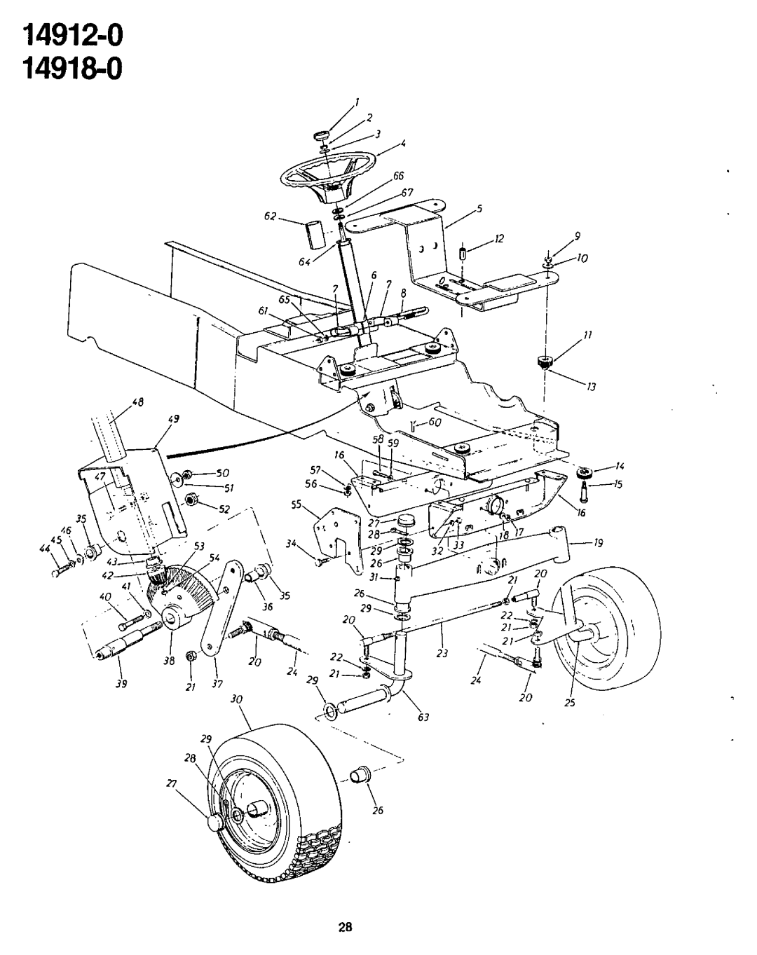 Yard-Man 14912-0, 14918-0 manual 