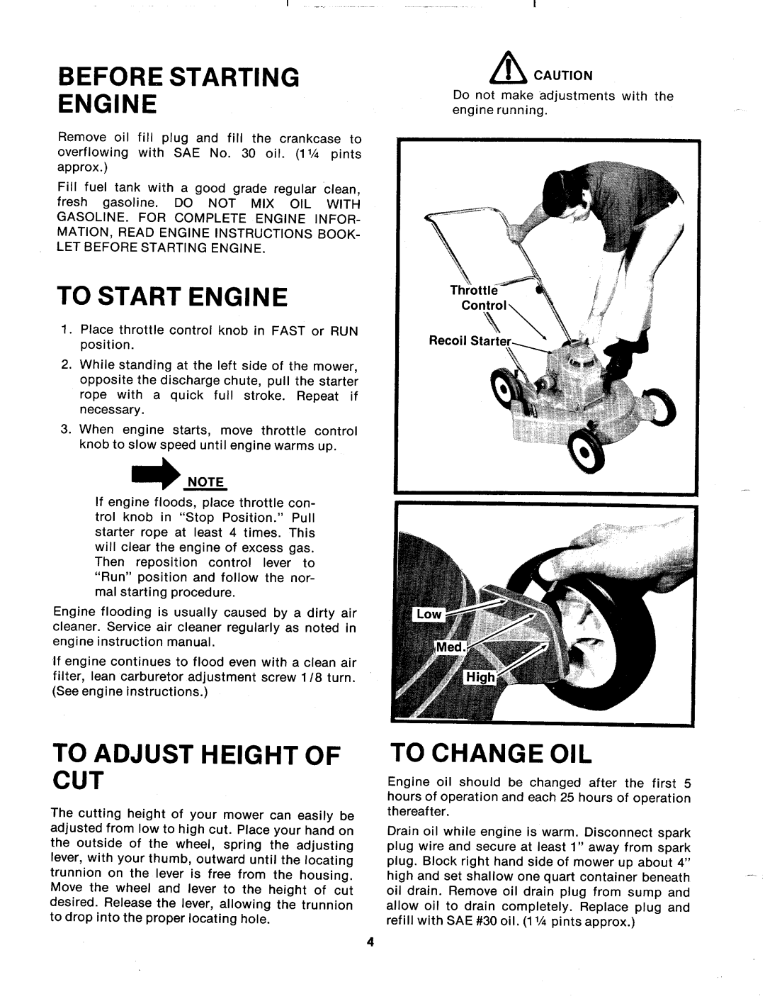 Yard-Man 197298 manual 