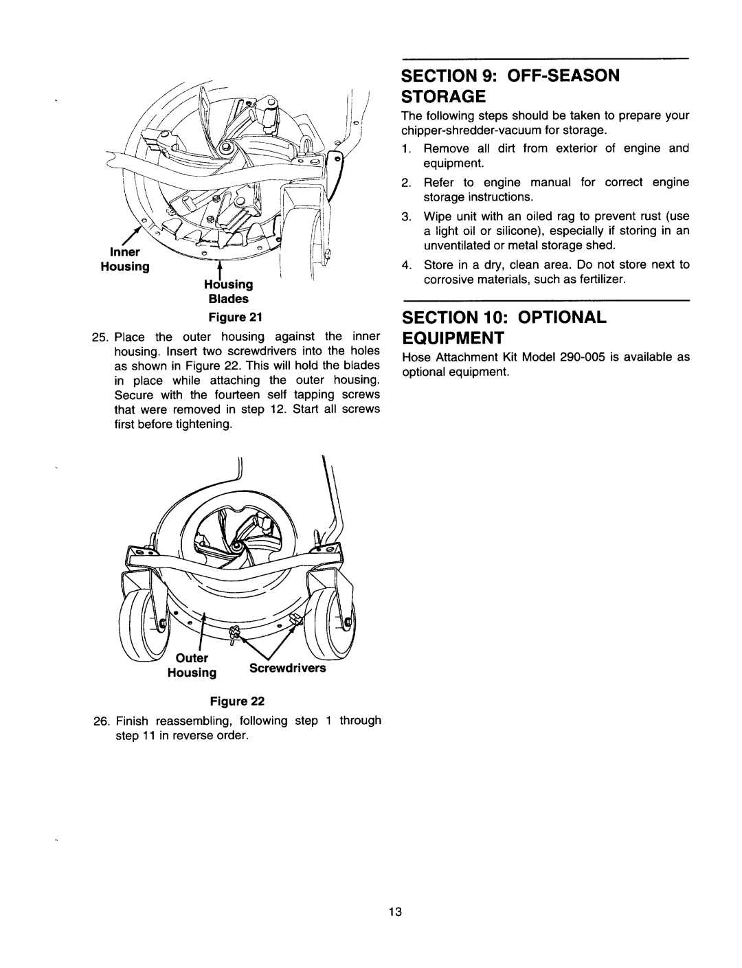 Yard-Man 103A, 203B manual 