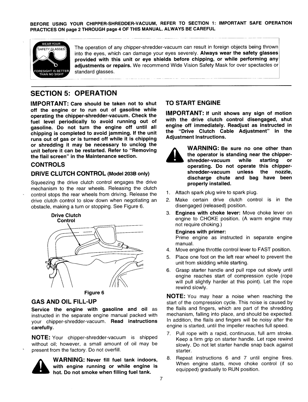 Yard-Man 103A, 203B manual 