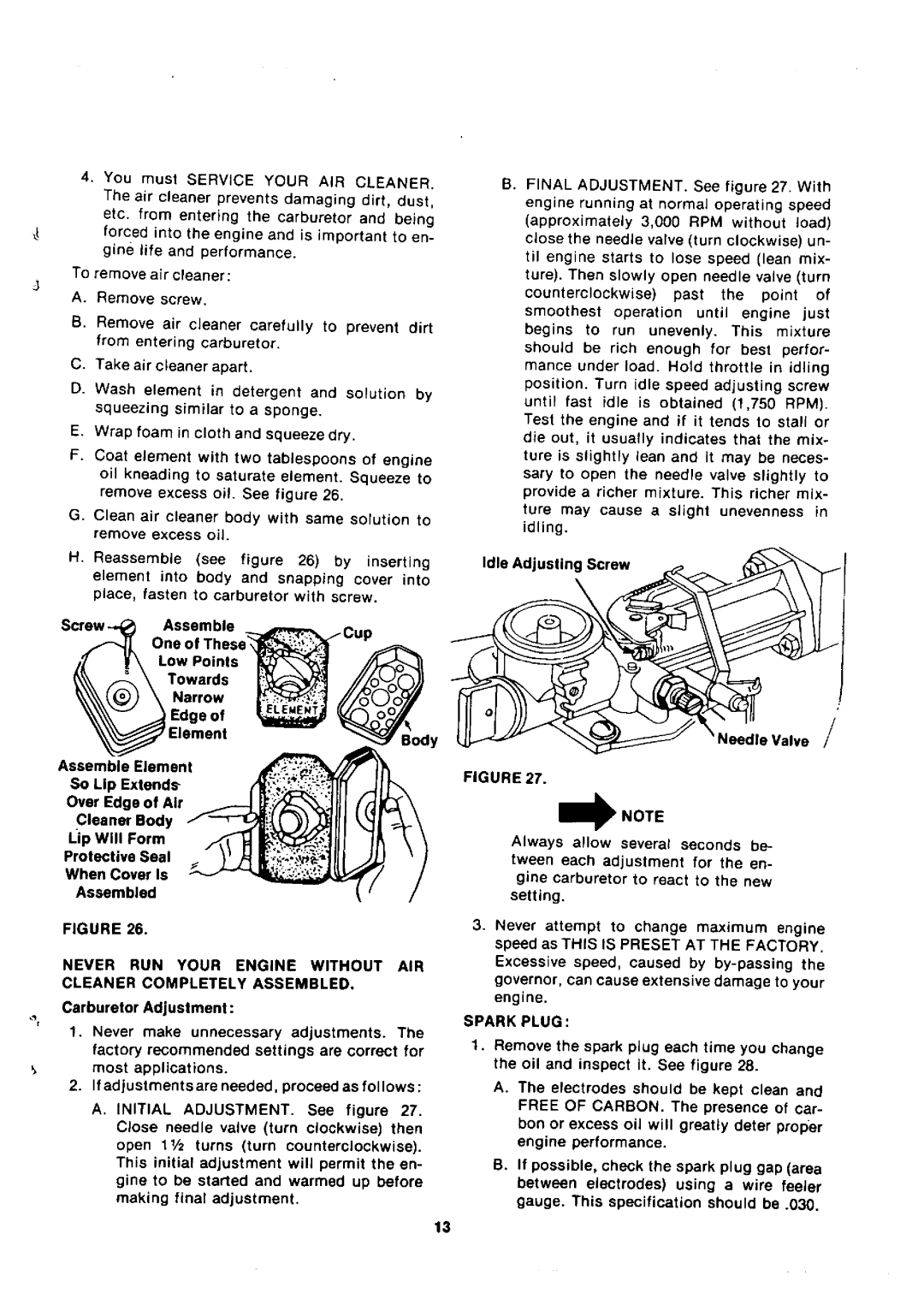 Yard-Man 21756-9 manual 