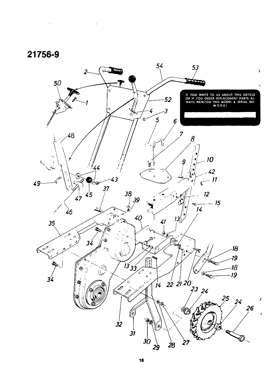 Yard-Man 21756-9 manual 