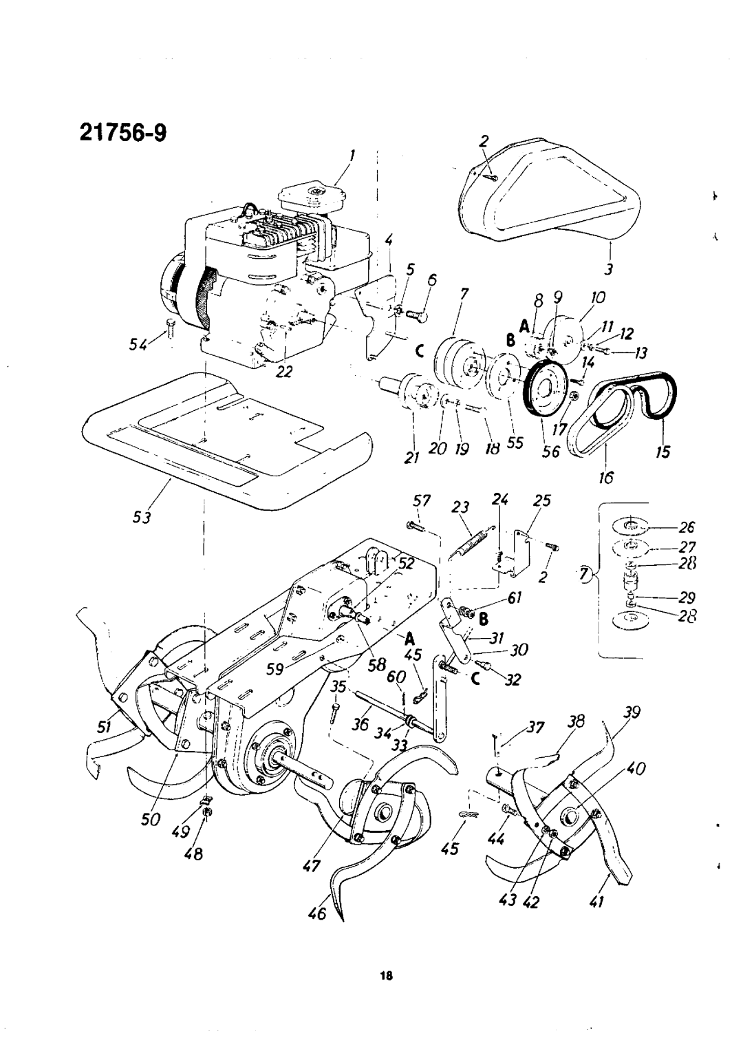 Yard-Man 21756-9 manual 